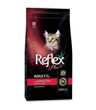 غذای خشک گربه رفلکس مدل Lamb & Rice